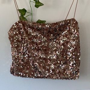 Brand: Garage tube top pink sparkly